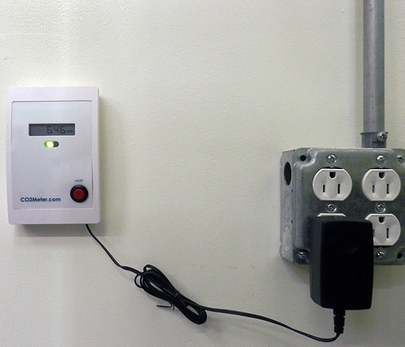 Carbon Dioxide sensor with external relay outputs
